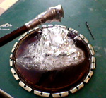 The aluminium paste that mixes with the silvakote liquid